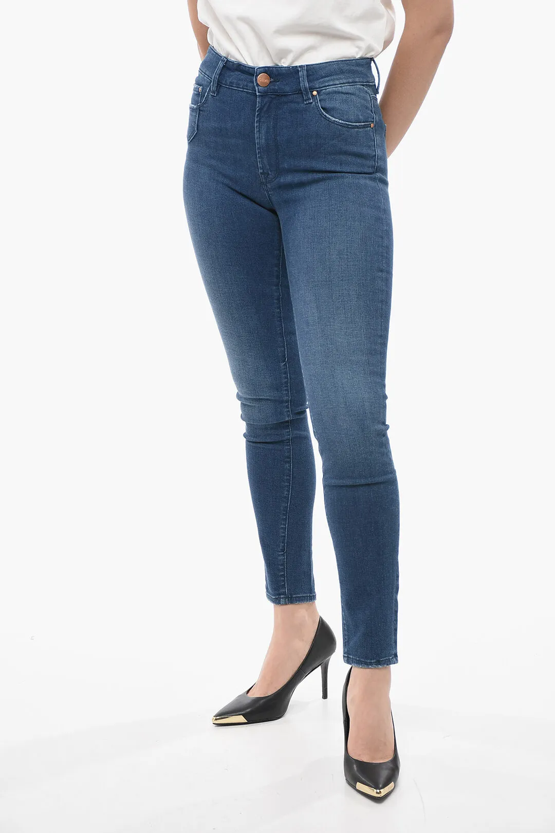 Jeans Skinny Fit JULES a Vita Alta 13cm